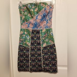 NWT Cynthia Rowley Wavey Neoprene Tube Dress Size L